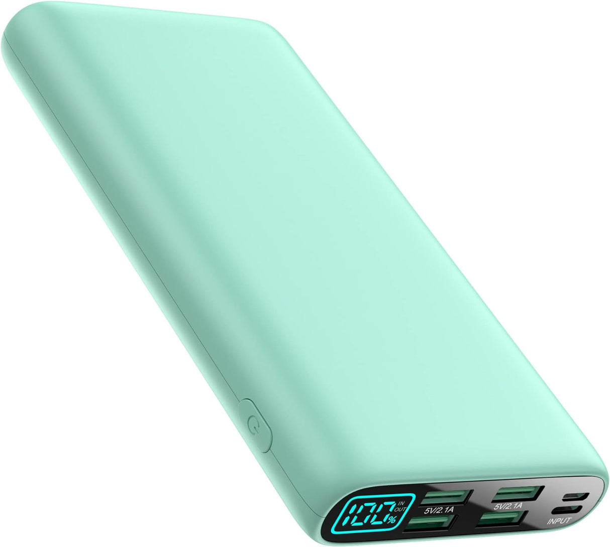 Cargador portátil de 38800 mAh pantalla LCD verde
