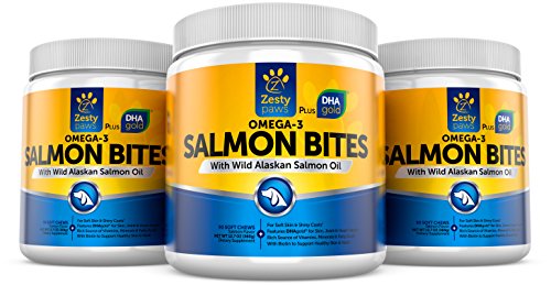Aceite de pescado de salmón Omega 3 para perros