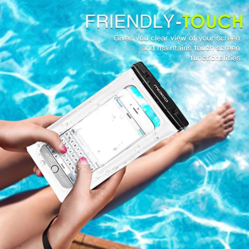 MoKo Funda flotante impermeable para teléfono, funda flotante para teléfono, bolsa seca con cordón compatible con iPhone 13/13 Pro Max/iPhone 12/12 Pro Max/11 Pro, Xr/Xs Max, 8/7/SE 3, Samsung S21/S10/S9/S8