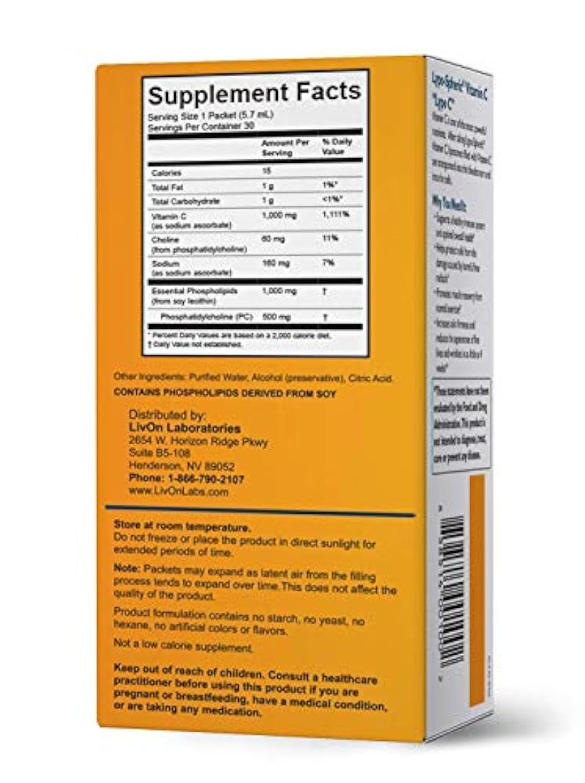 LivOn Laboratories- 1,000 mg Vitamin C