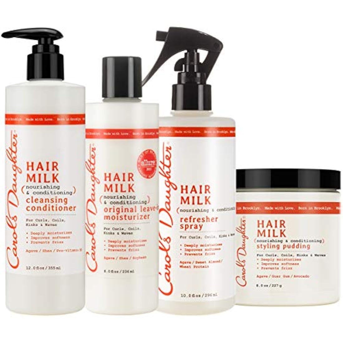 Spray refrescador de leche para el cabello de Carol’s Daughter, 10 onzas líquidas.