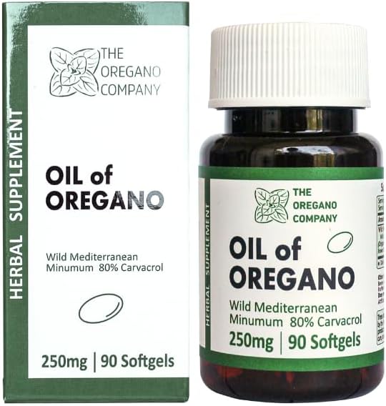 Aceite de Orégano: Cápsulas de 250 mg con Carvacrol Natural