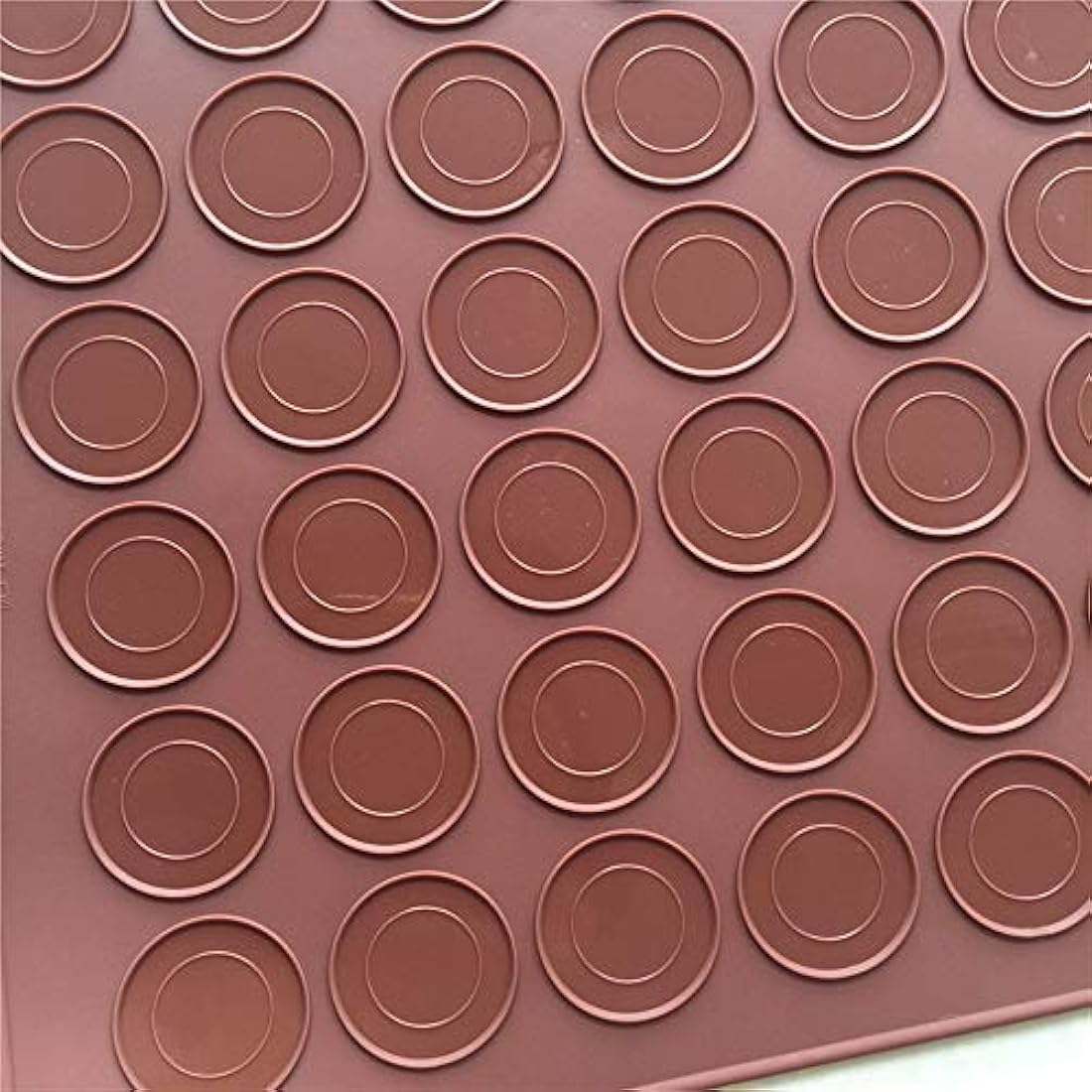 Longzang 48-capacity Macarons alfombrilla molde para horno