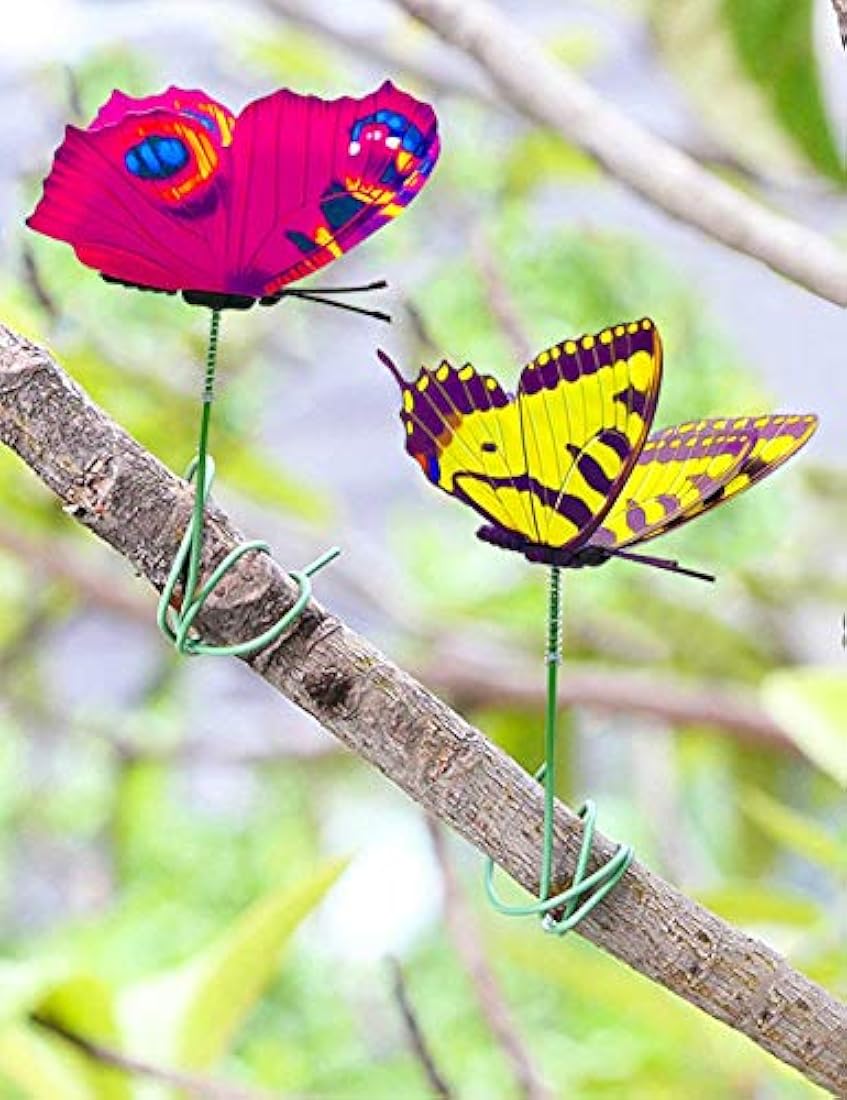 Estacas de mariposa, 50 piezas de 11.5 - VGoodall