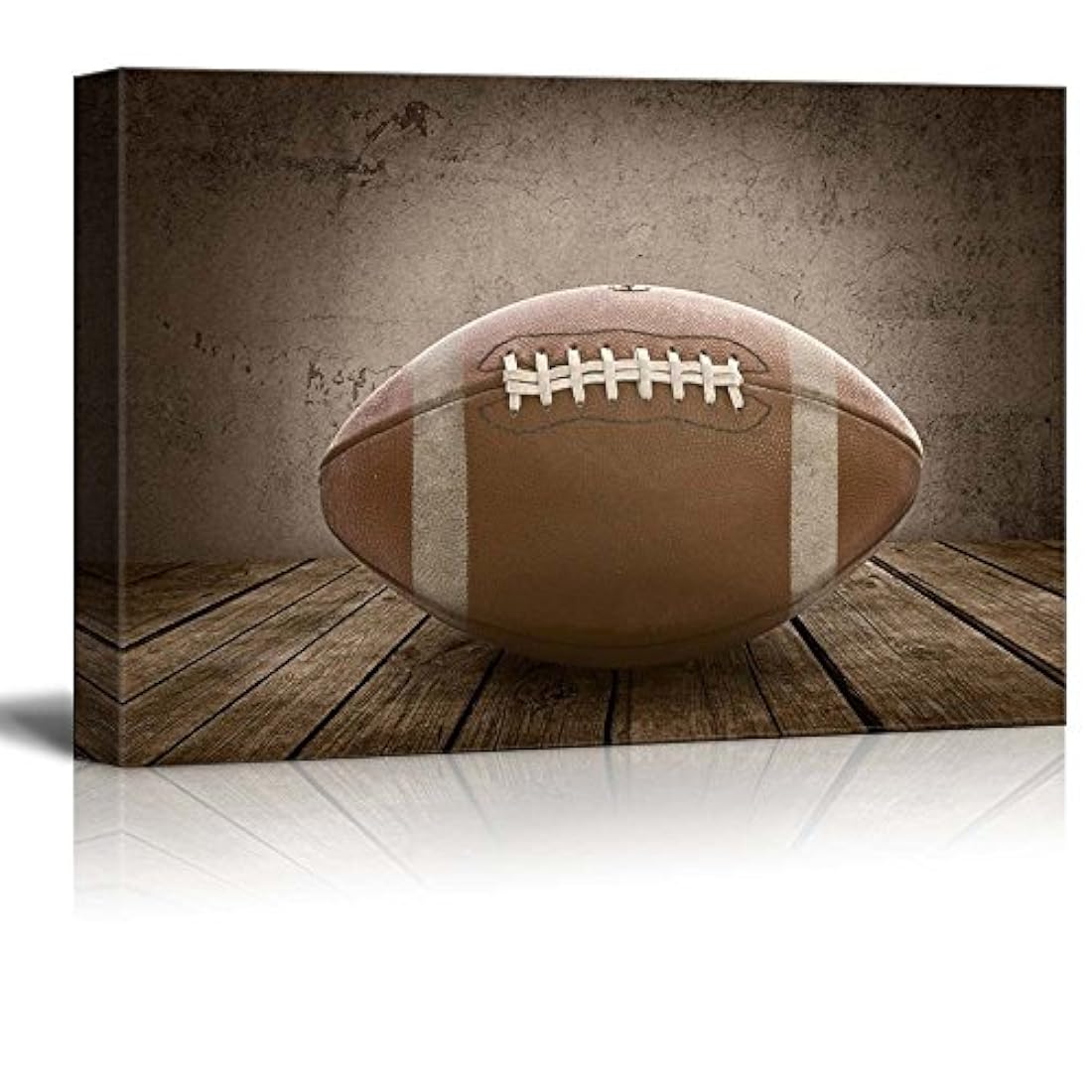 Panel de deporte rectangular rústico de fútbol-wall26