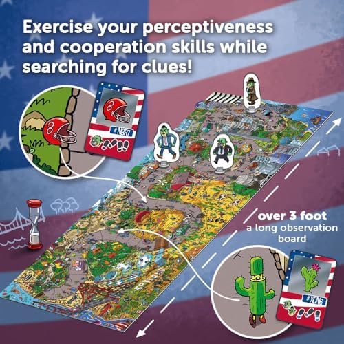 Juego de Mesa Cooperativo Spy Guy USA, Monumentos y Símbolos