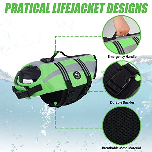 EMUST Chalecos salvavidas para perros chalecos salvavidas