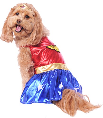 Disfraz de DC Comics para mascotas, pequeño, Wonder Woman