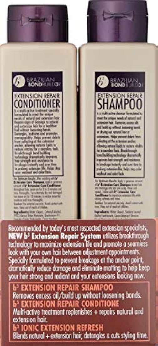 brasileño Bondbuilder Extensión Champú Acondicionador
