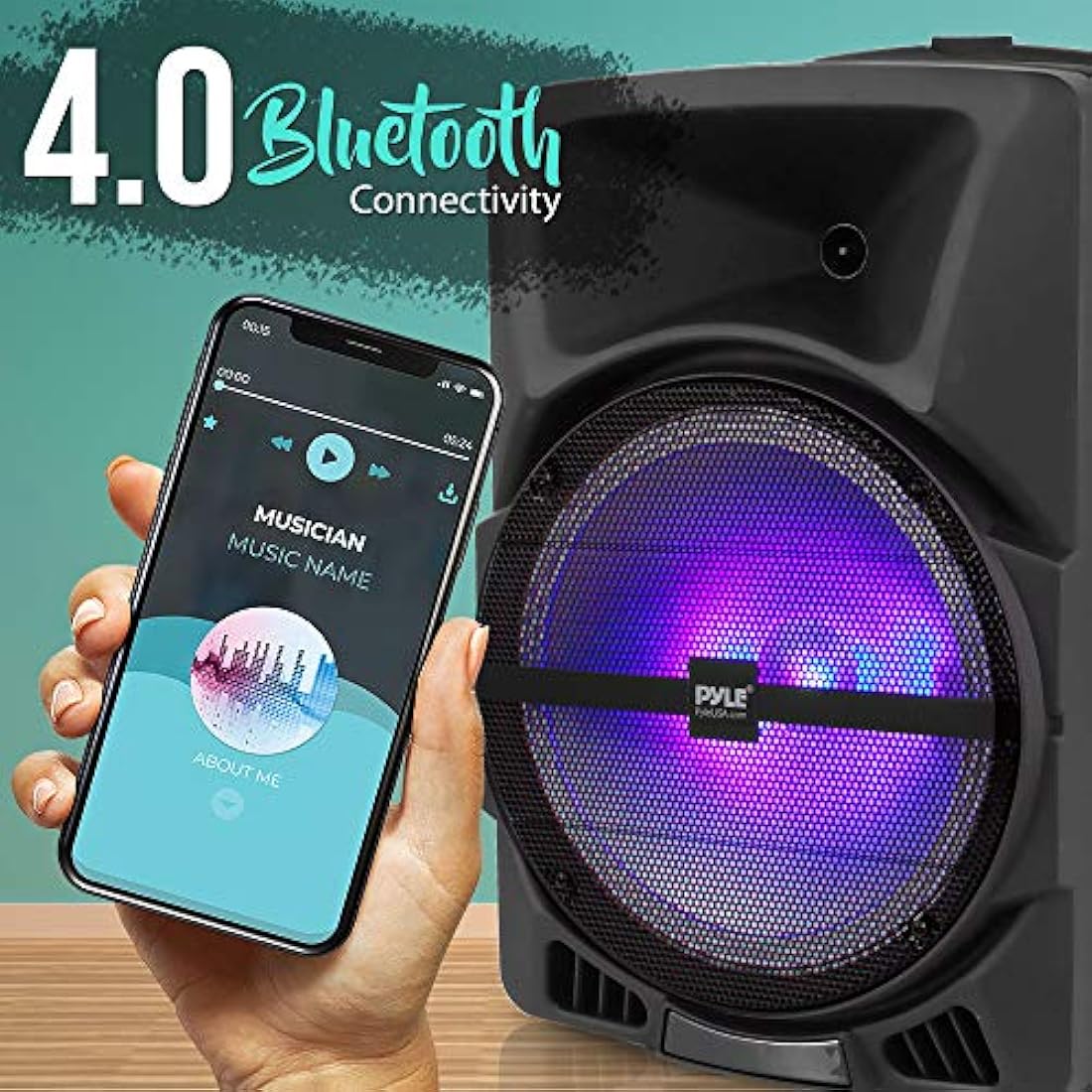Parlante Portátil inalámbrico PYLE-PRO PPHP1244B