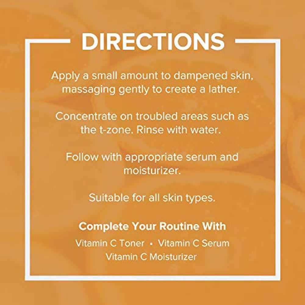 Limpiador facial con vitamina C InstaNatural