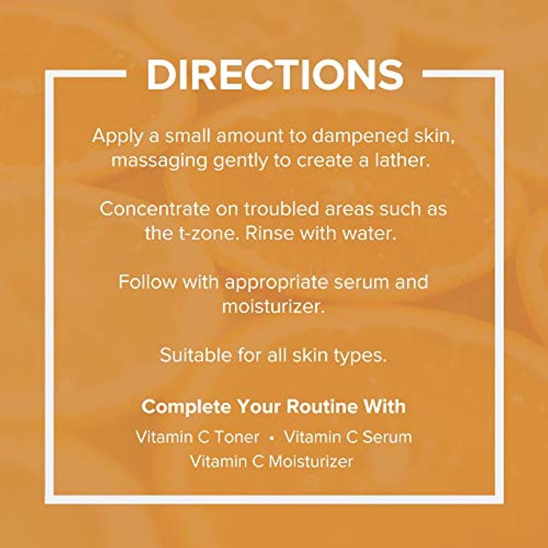 Limpiador facial con vitamina C InstaNatural