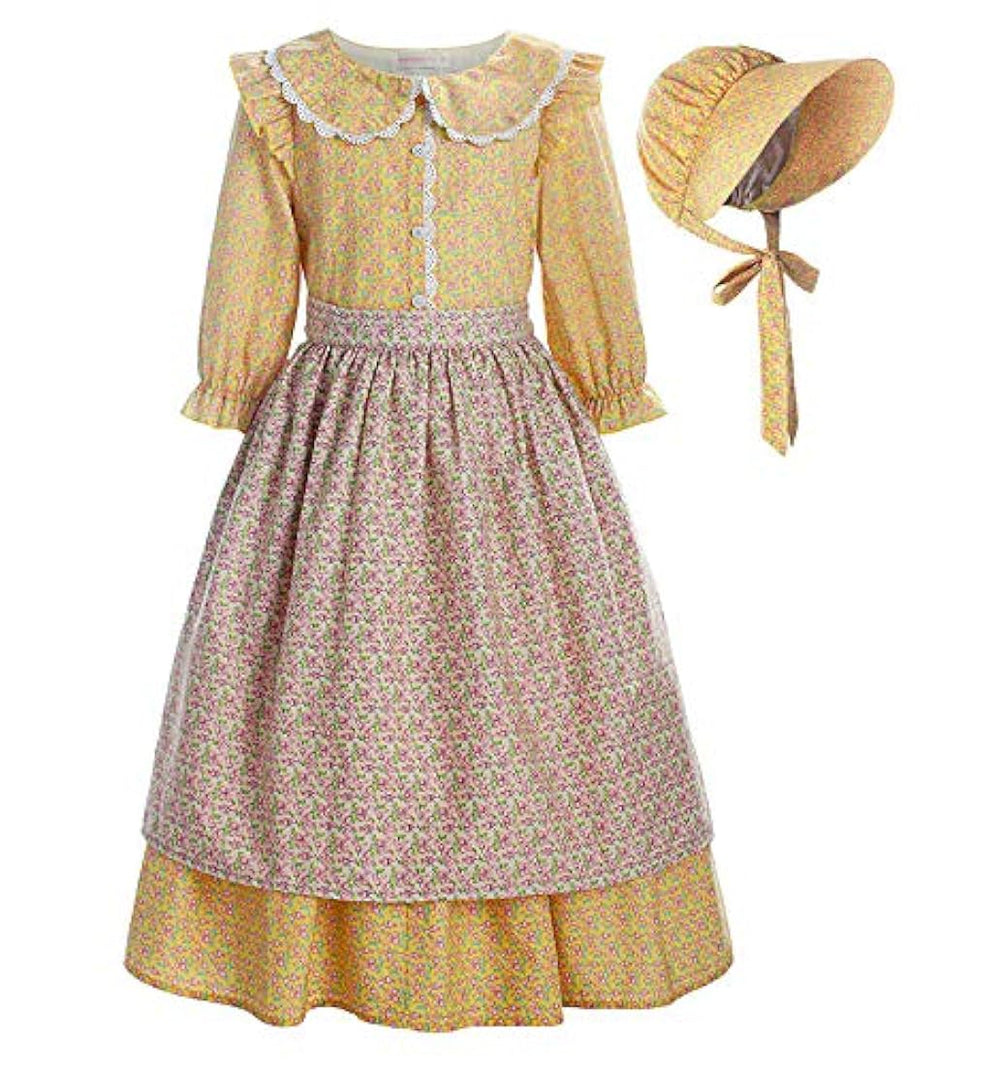 Disfraz ReliBeauty Pioneer Girl de Laura Ingalls Wilder
