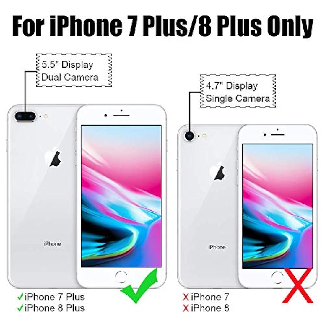 TOOVREN - Funda para collar de iPhone Gris