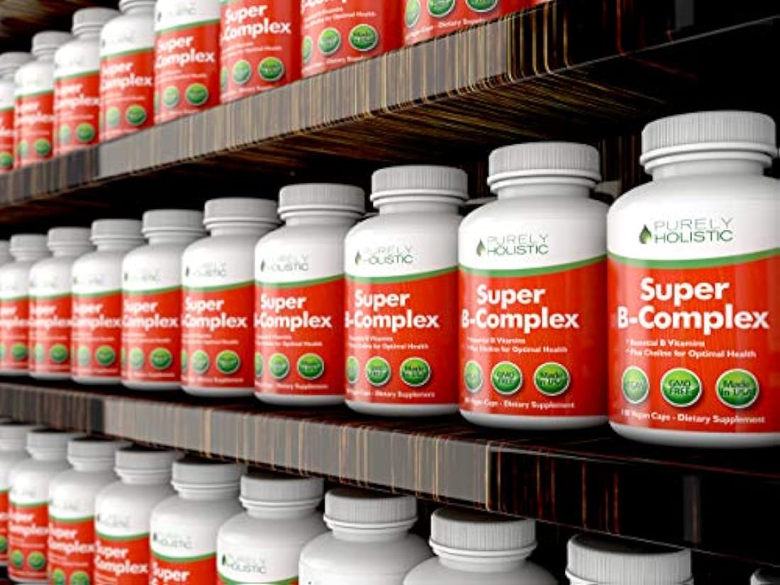 Complejo de vitamina B - 8 vitaminas del complejo Súper B