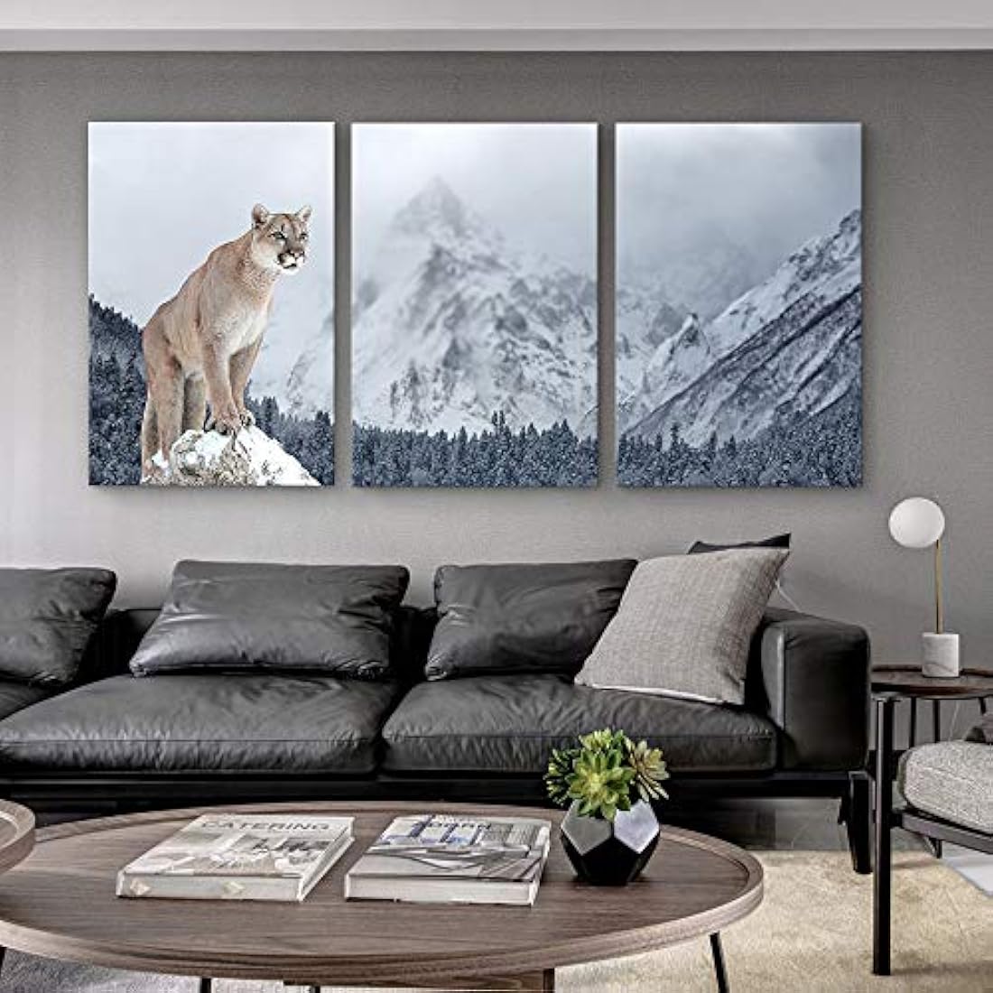 SIGNFORD - Lienzo de 3 paneles para pared con impresión