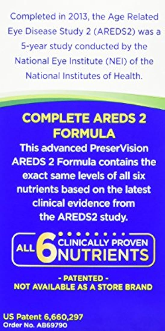 PreserVision AREDS 2 Para la Vista 90 cápsulas
