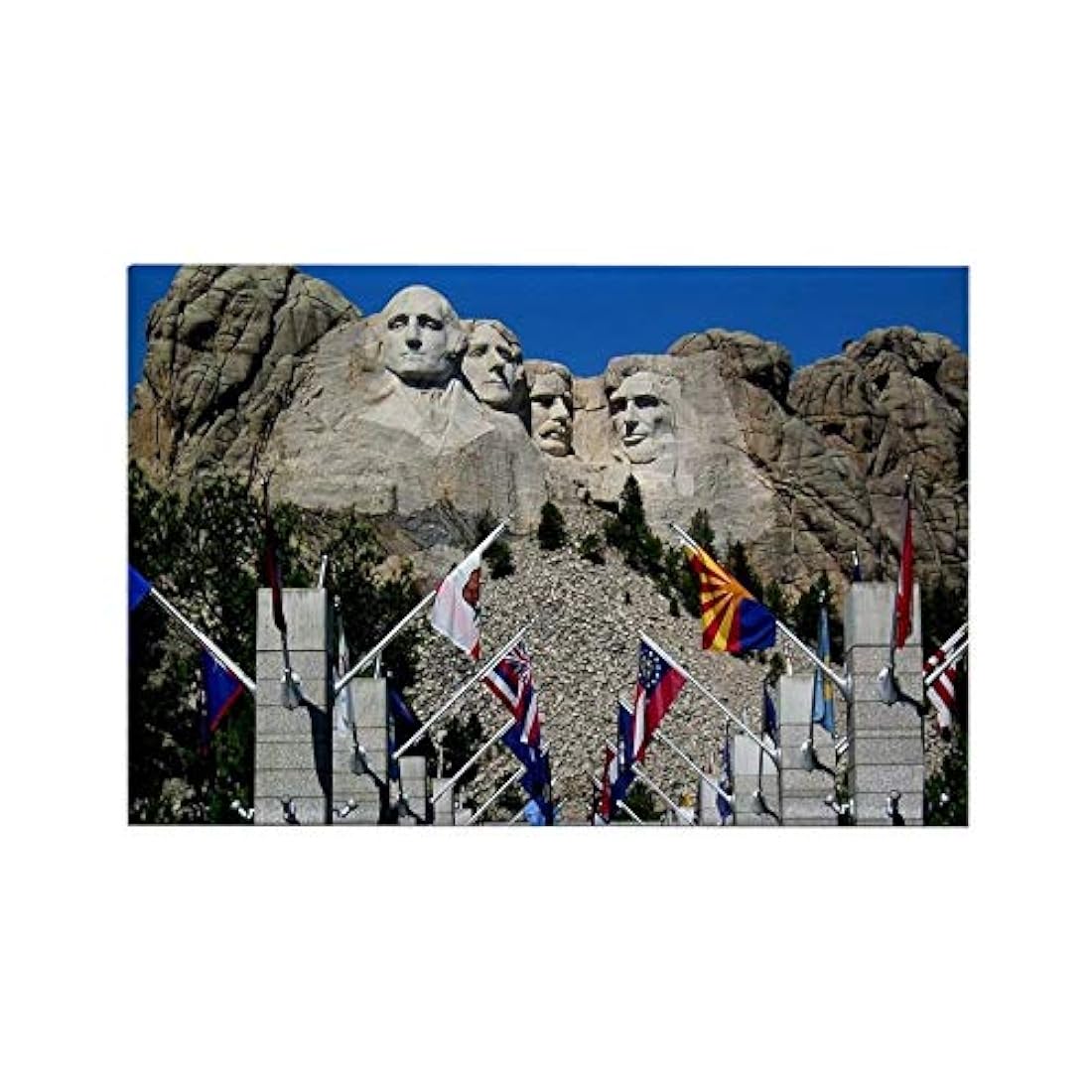 Imán para nevera – MT Rushmore Avenue de banderas sur