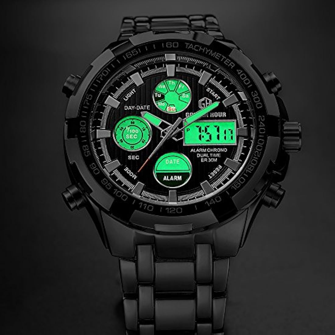 Relojes deportivos analógicos de cuarzo digital para hombre