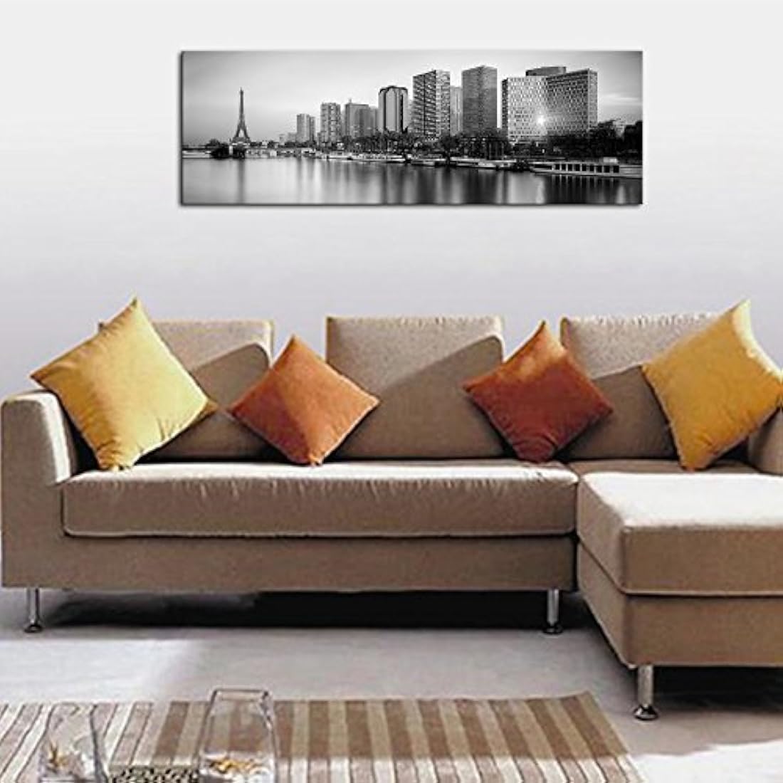 Pyradecor - Imágenes pinturas sobre lona Paris City Skyline