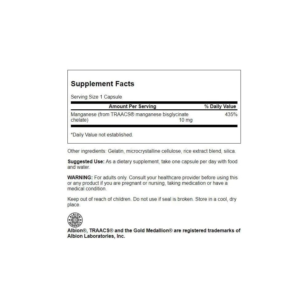 Suplementos Alimenticios Manganeso