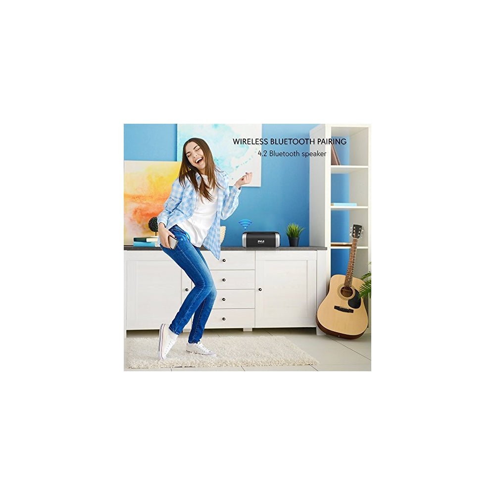 Parlante Portátil con Bluetooth PYLE-HOME PBMSQG12