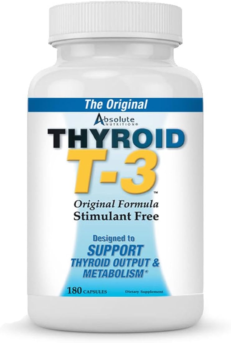 Suplemento Thyroid T-3 Radical Booster Metabólico 180 cáp
