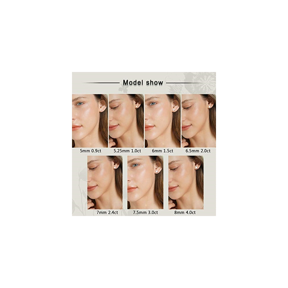 Aretes de poste con circonita cúbica chapado en oro