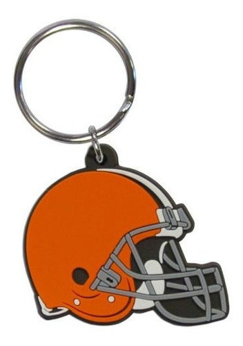 Llavero De Metal Tallado En Los Cleveland Browns De La Nfl