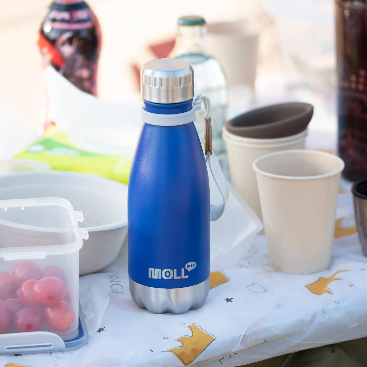 Botella de Agua de Acero Inoxidable para Niños - 12 oz - Reusable