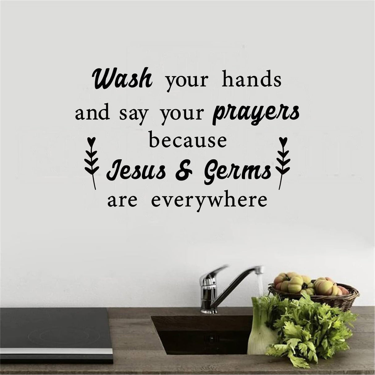 Vinilo de Citas Religiosas, Decoración de Pared, Mural