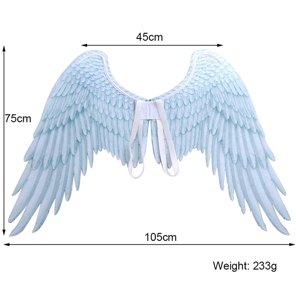 Disfraces de Alas de ángel de tela blanca talla única