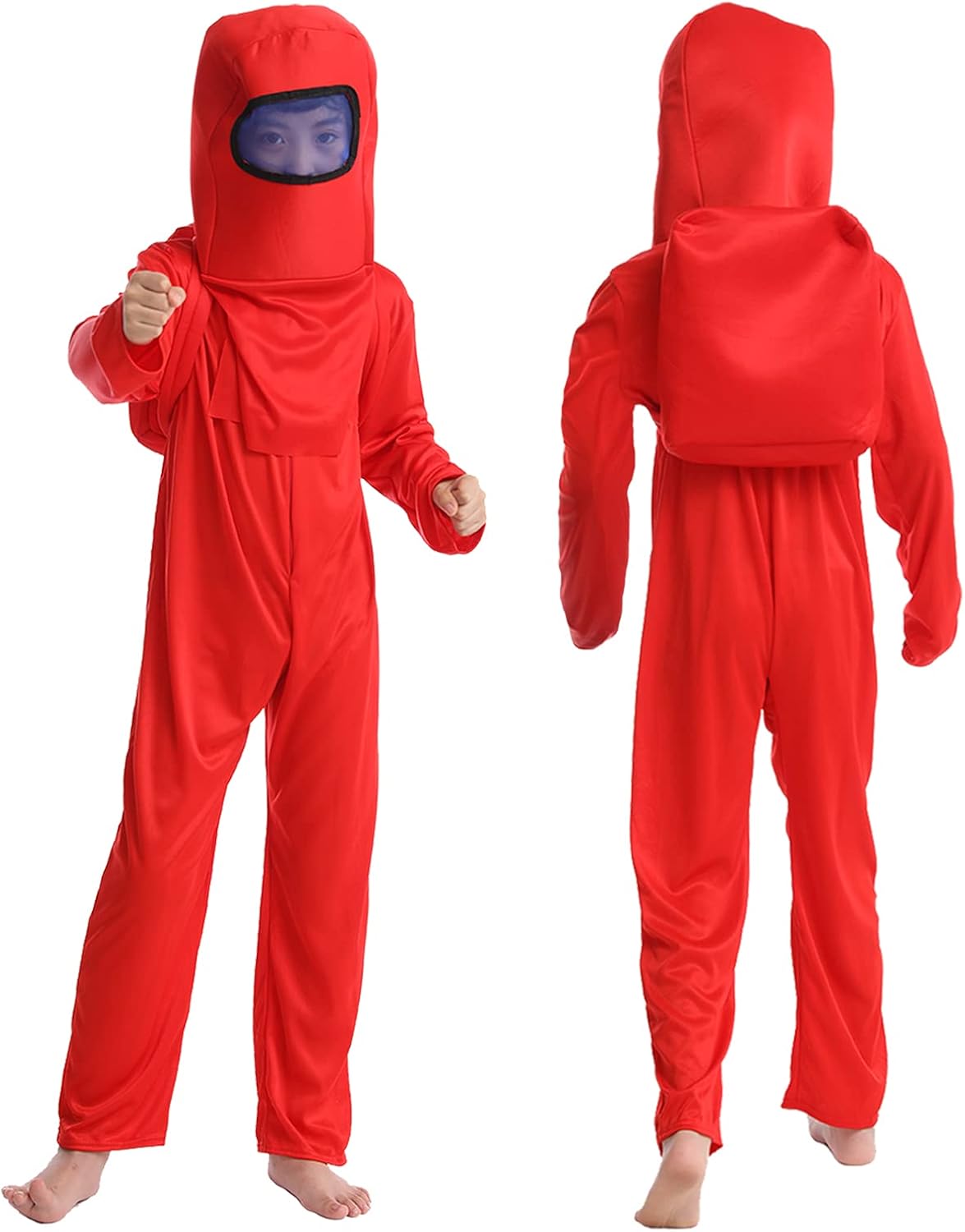 Disfraces de astronauta para Halloween rojo talla L