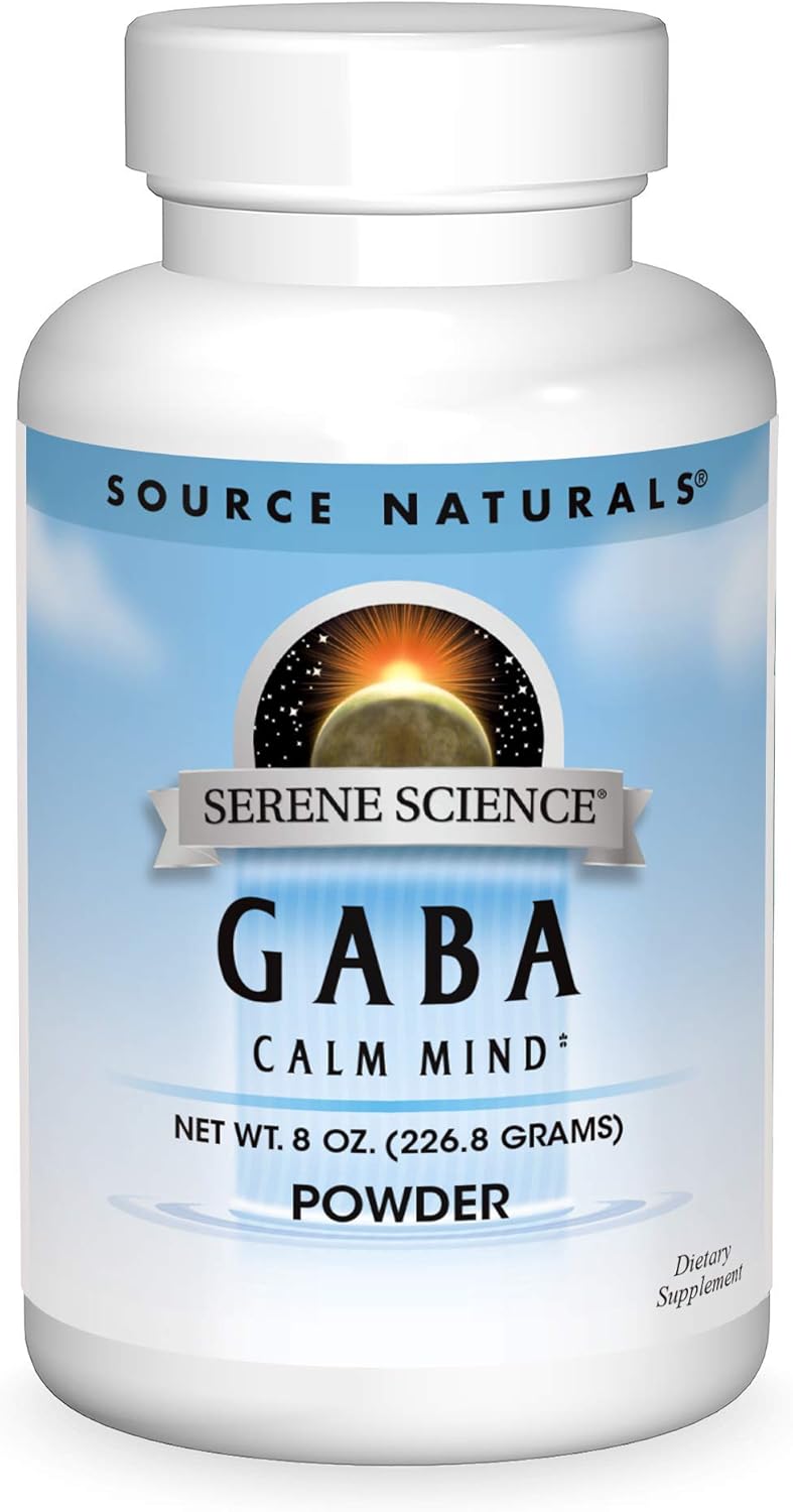 Suplemento Source Naturals Serene Science GABA, 750 mg 8oz