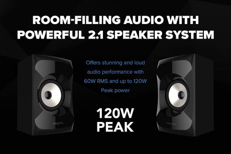 Altavoces Creative SBS E2900 con sonido envolvente y potencia
