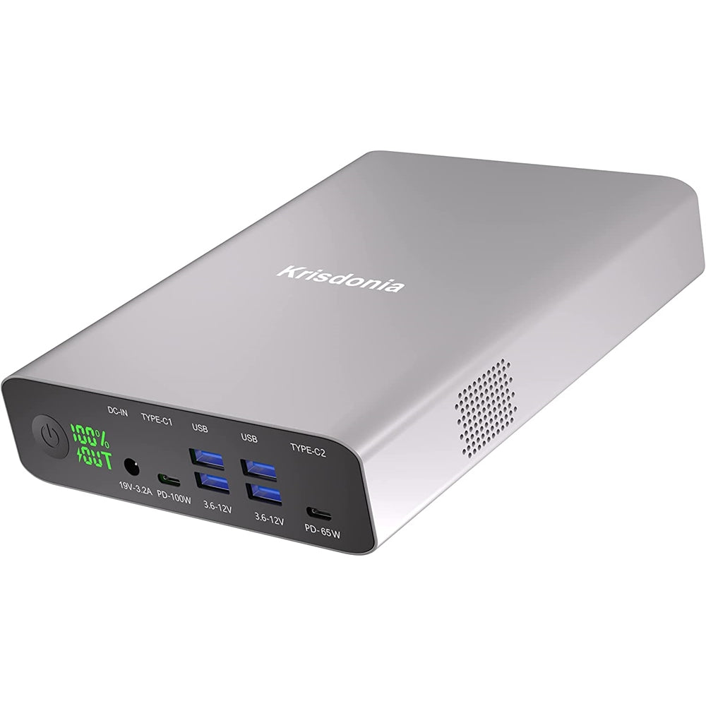 Cargador portátil de 64000 mAh PD de 100 W USB C d
