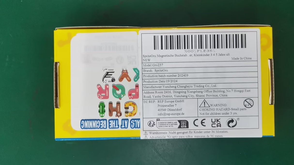 Imanes de Letras Magnéticas, Juguetes Educativos para Niños