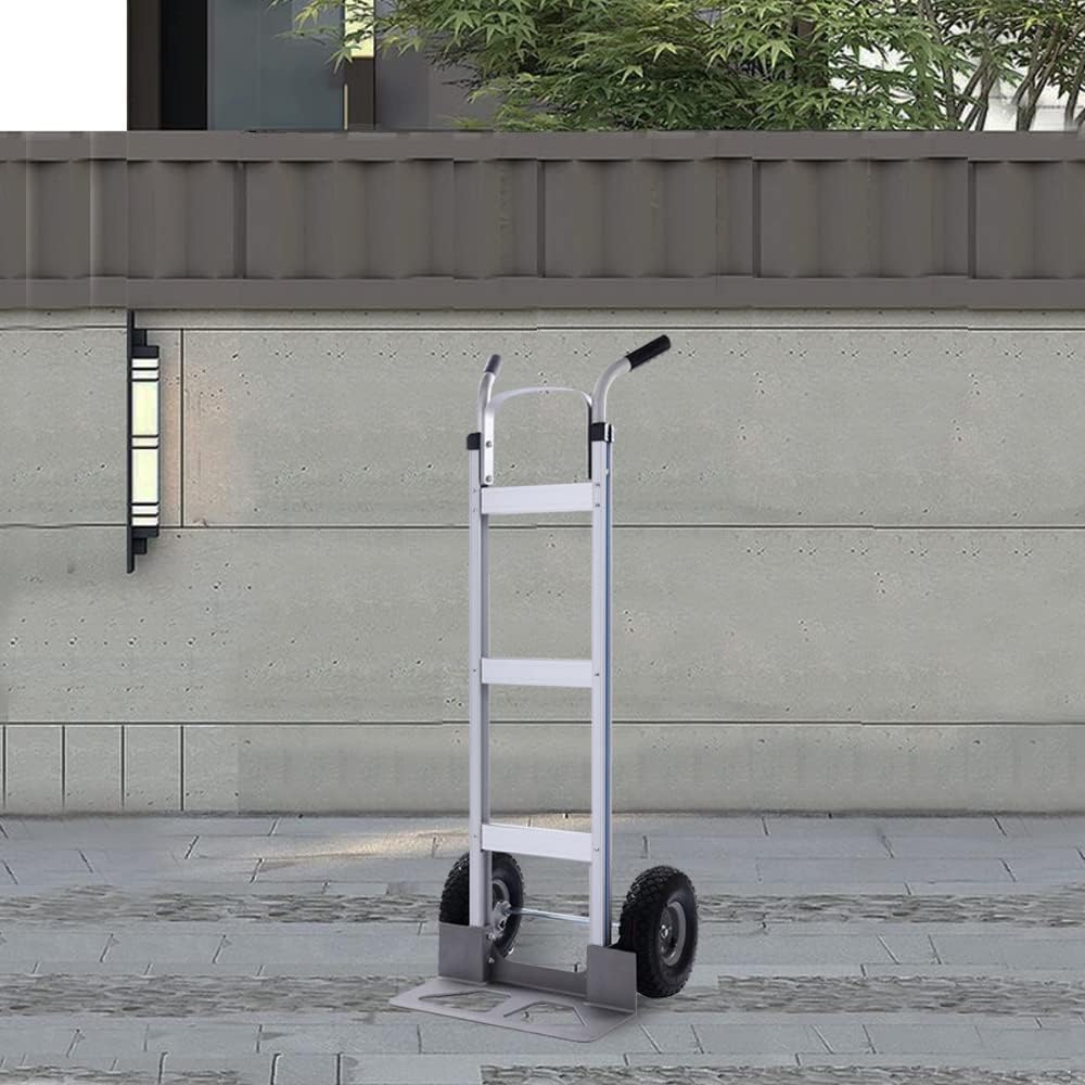 Carretilla de Aluminio LEADALLWAY 550lbs, Ruedas Inflables 10