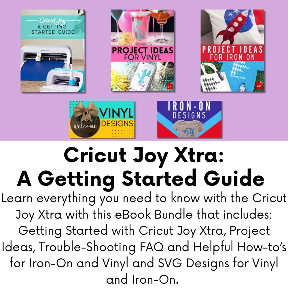 Cricut Joy Xtra - Kit de Stickers con Papel Adhesivo y Mat