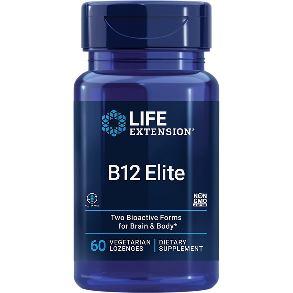 Suplemento vitamina B12 Elite de 1000 mcg para metabolismo