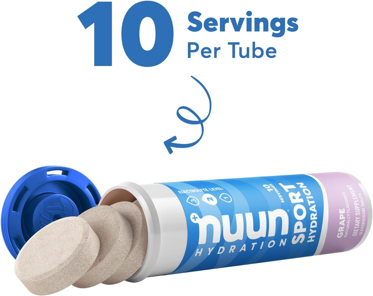 Suplemento Nuun Pastillas Hidratantes con Electrolitos