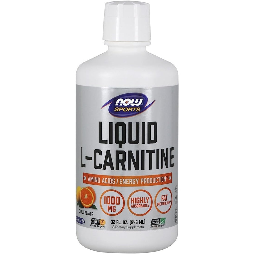 Suplementos L-carnitina líquida sabor cítrico 32 fl oz