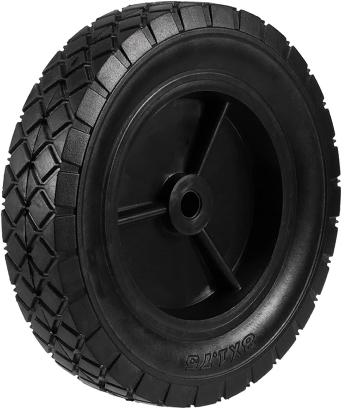 Ruedas de goma para carretilla, 8 x 1.75, 110 LBS, universal