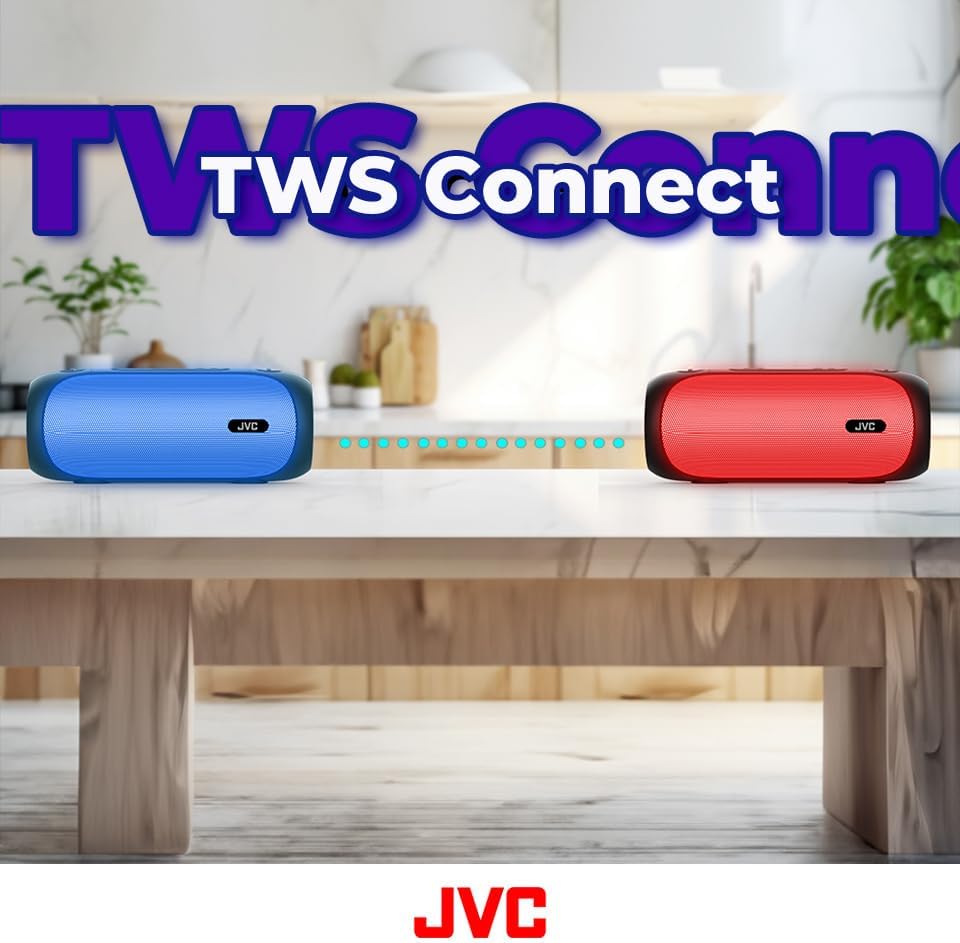 Altavoz Inalámbrico JVC 30W, Bluetooth 5.0, 6h Batería - SPPA7BTB