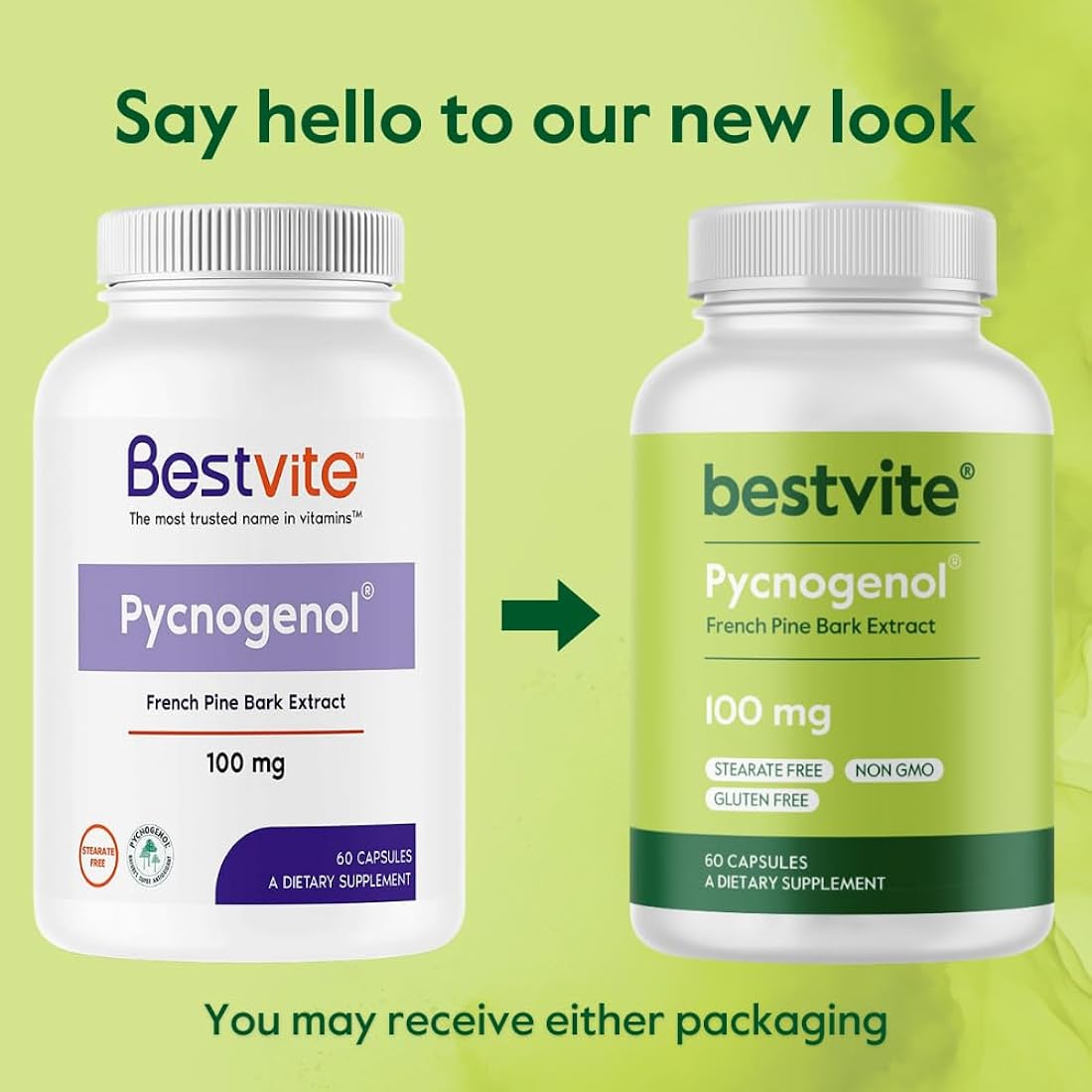 Suplemento Extracto de corteza de pino Pycnogenol 100 mg