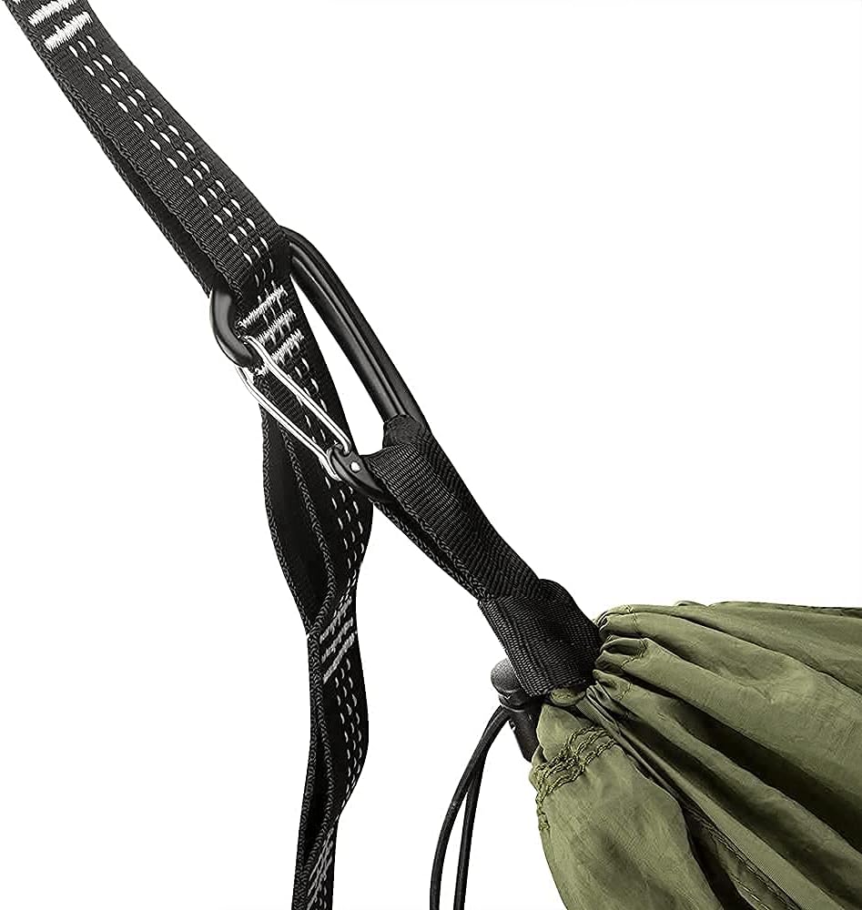 Hamaca Sunyear con red, doble y sencilla, portátil y ligera