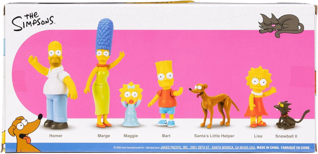 Figuras de Acción Los Simpsons, Disney, Pack Familiar 2.5”