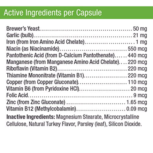 Solo levadura de cerveza y ajo natural para mascotas