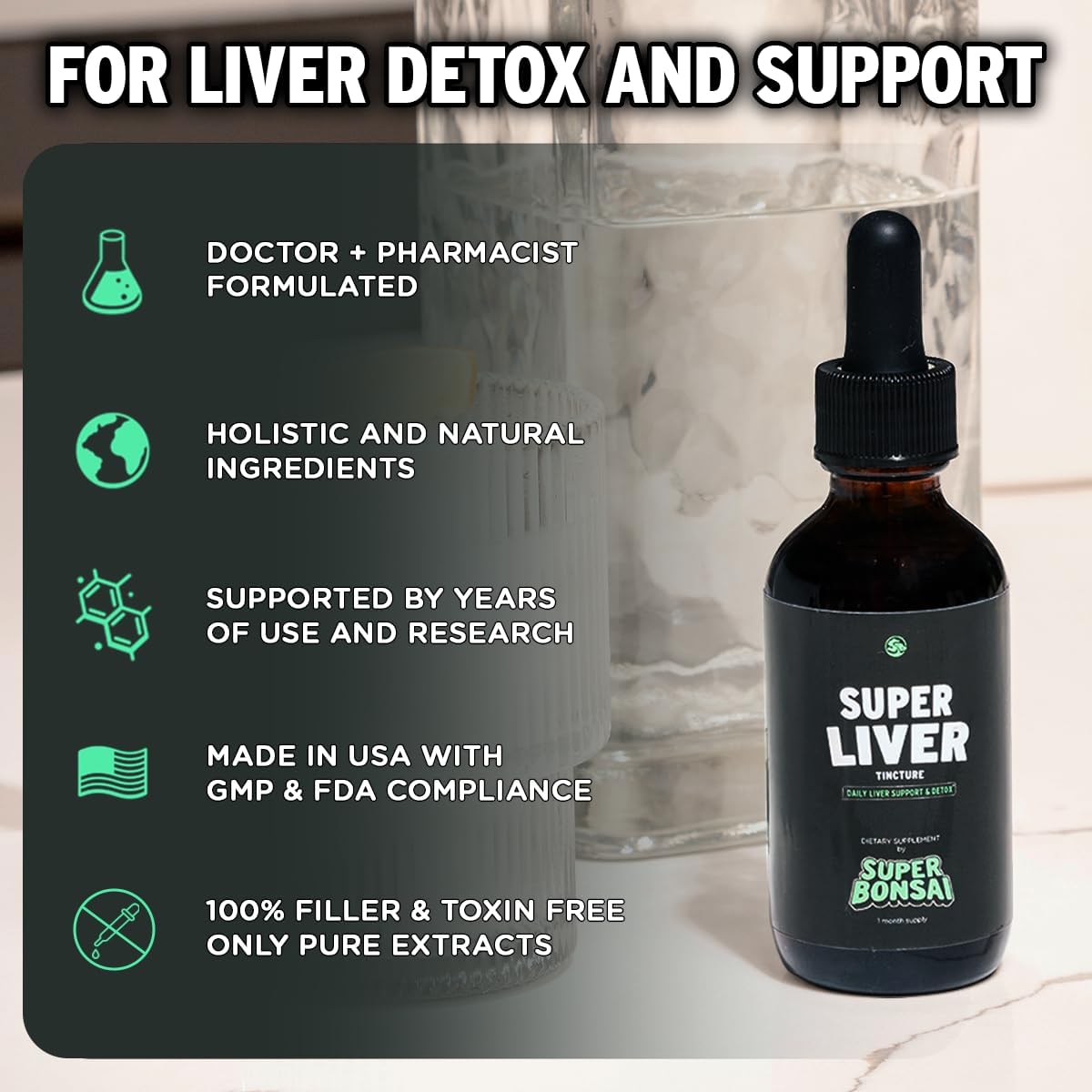 Super Liver Support con Cardo Mariano - Suplemento Herbal Líquido