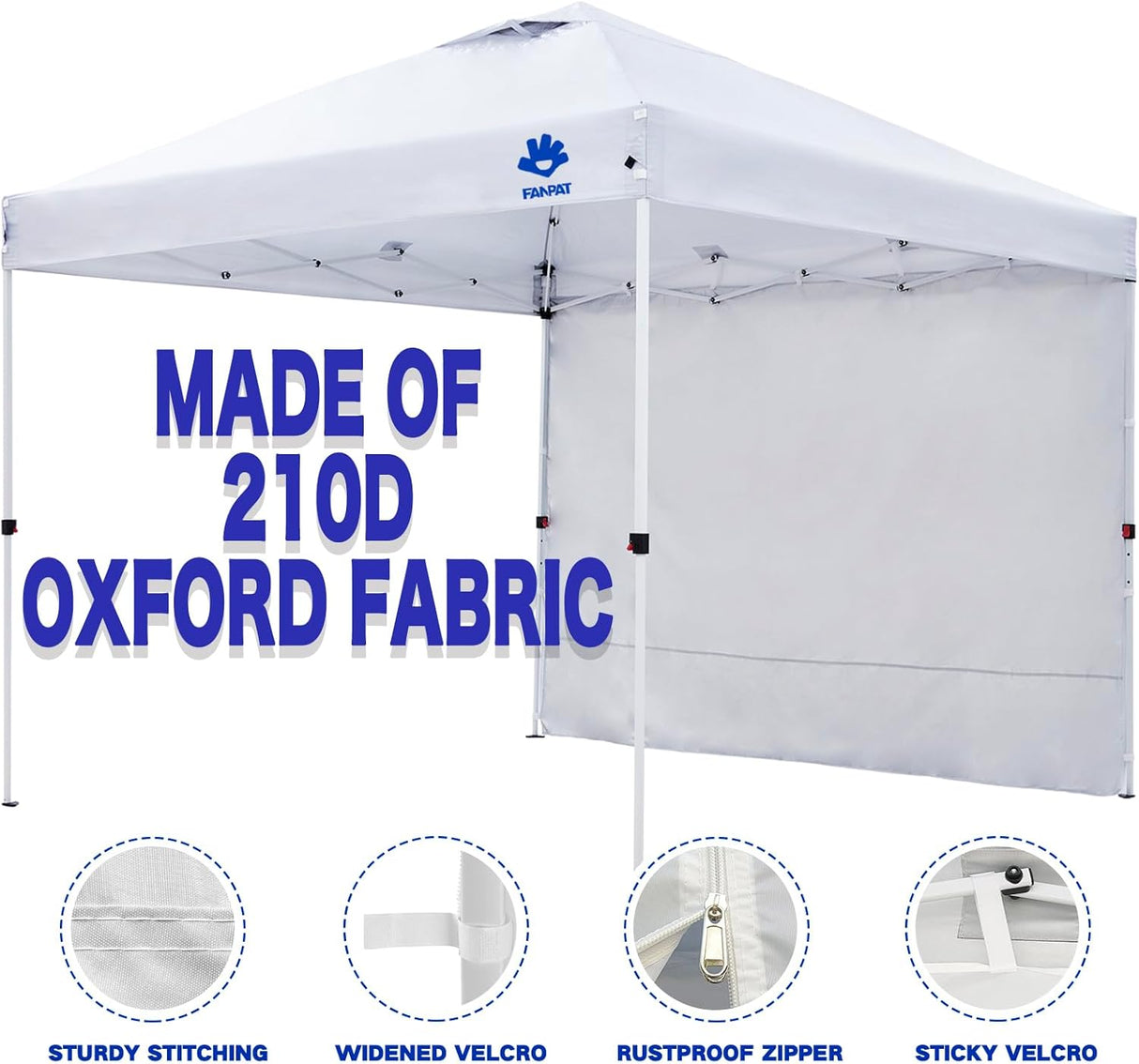 Paredes laterales impermeables para tienda de campaña 10x10